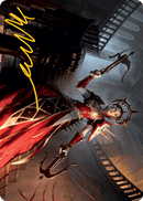 Bloodthirsty Adversary Art Card (Gold-Stamped Signature) [Innistrad: Midnight Hunt Art Series] - Rocket TCG