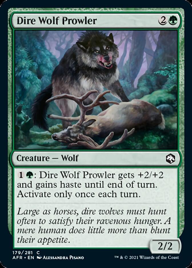 Dire Wolf Prowler [Dungeons & Dragons: Adventures in the Forgotten Realms] - Rocket TCG