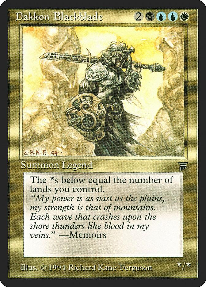 Dakkon Blackblade [Legends] - Rocket TCG