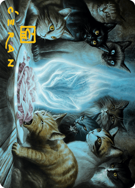 Can't Stay Away Art Card (Gold-Stamped Signature) [Innistrad: Midnight Hunt Art Series] - Rocket TCG