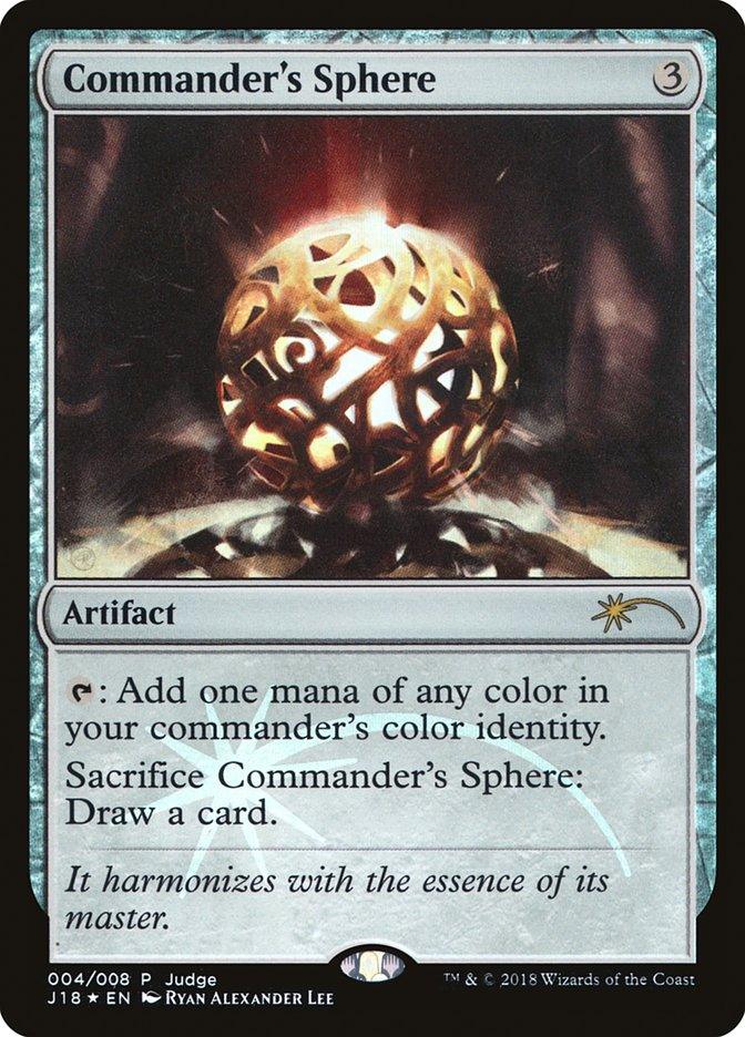 Commander's Sphere [Judge Gift Cards 2018] - Rocket TCG