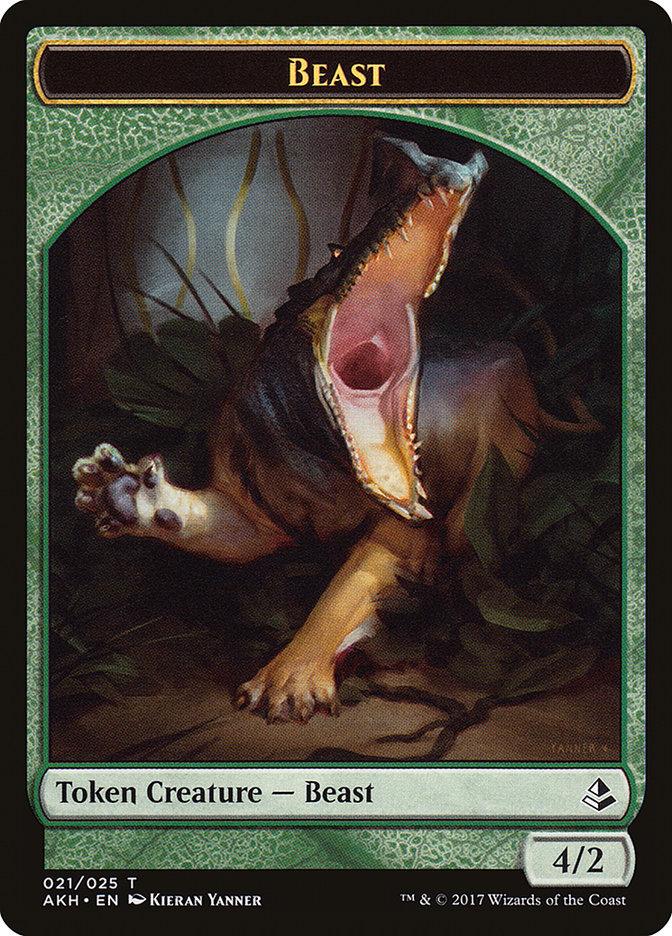 Beast Token [Amonkhet Tokens] - Rocket TCG