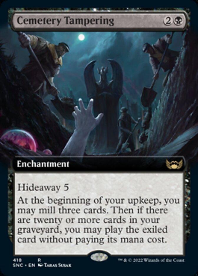 Cemetery Tampering (Extended Art) [Streets of New Capenna] - Rocket TCG