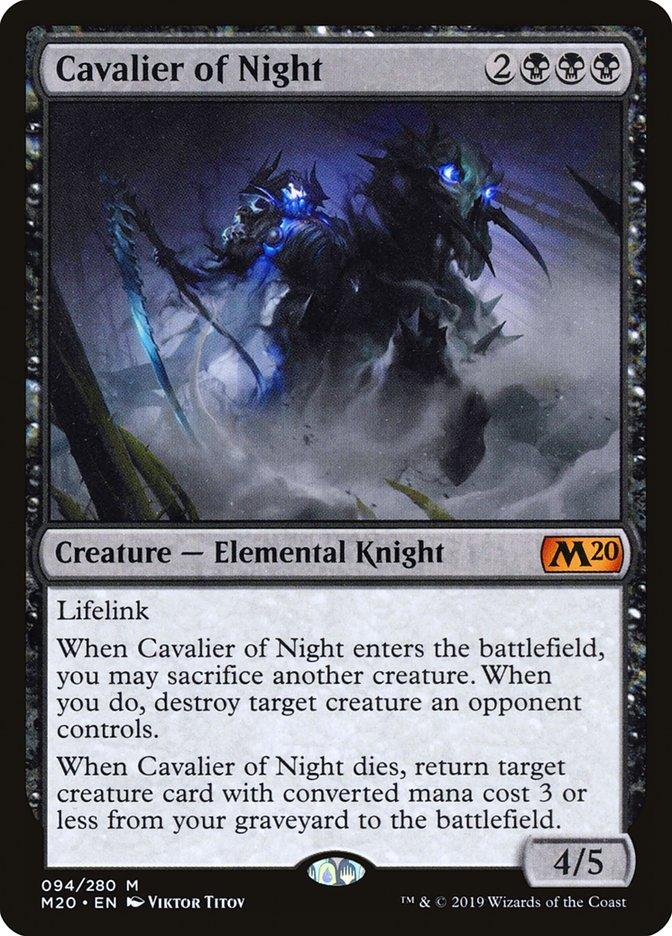 Cavalier of Night [Core Set 2020] - Rocket TCG