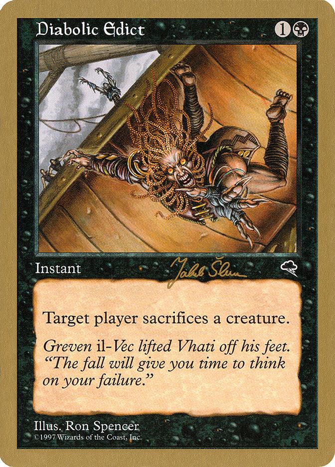 Diabolic Edict (Jakub Slemr) [World Championship Decks 1999] - Rocket TCG