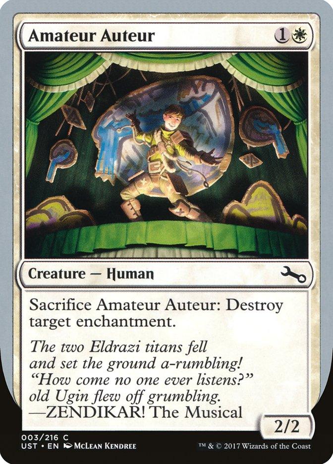 Amateur Auteur (ZENDIKAR! The Musical) [Unstable] - Rocket TCG