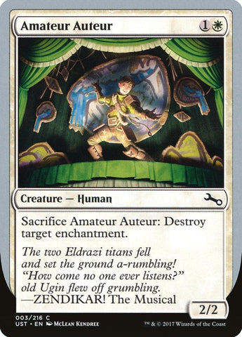 Amateur Auteur (ZENDIKAR! The Musical) [Unstable] - Rocket TCG
