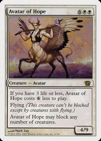 Avatar of Hope [Eighth Edition] - Rocket TCG