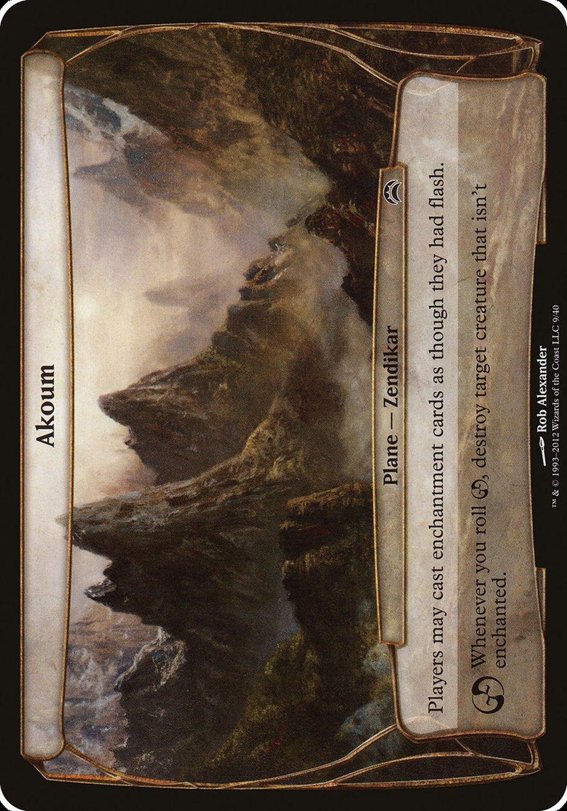 Akoum (Planes) [Planechase 2012 Planes] - Rocket TCG