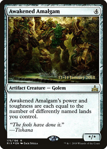 Awakened Amalgam [Rivals of Ixalan Prerelease Promos] - Rocket TCG