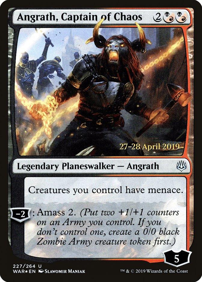Angrath, Captain of Chaos [War of the Spark Prerelease Promos] - Rocket TCG