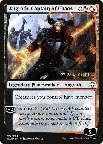 Angrath, Captain of Chaos [War of the Spark Prerelease Promos] - Rocket TCG