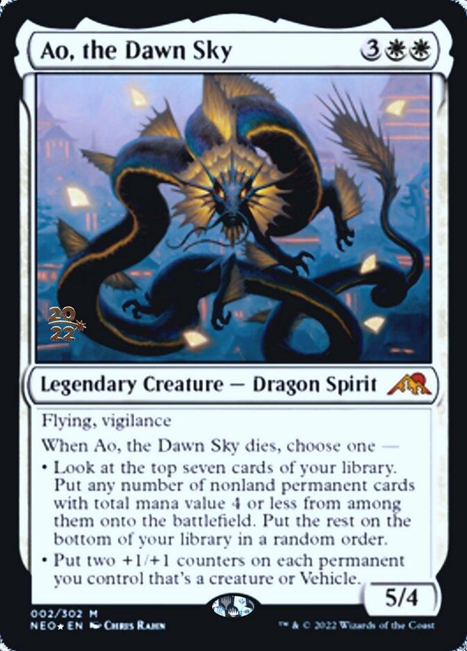 Ao, the Dawn Sky [Kamigawa: Neon Dynasty Prerelease Promos] - Rocket TCG