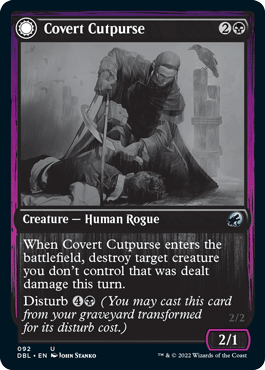 Covert Cutpurse // Covetous Geist [Innistrad: Double Feature] - Rocket TCG