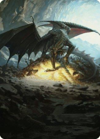 Ancient Copper Dragon Art Card (04) [Commander Legends: Battle for Baldur's Gate Art Series] - Rocket TCG