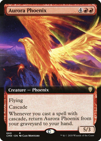 Aurora Phoenix (Extended Art) [Commander Legends] - Rocket TCG