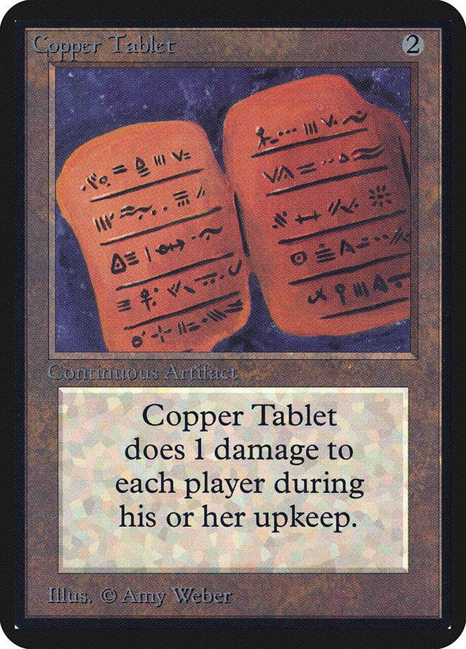 Copper Tablet [Alpha Edition] - Rocket TCG