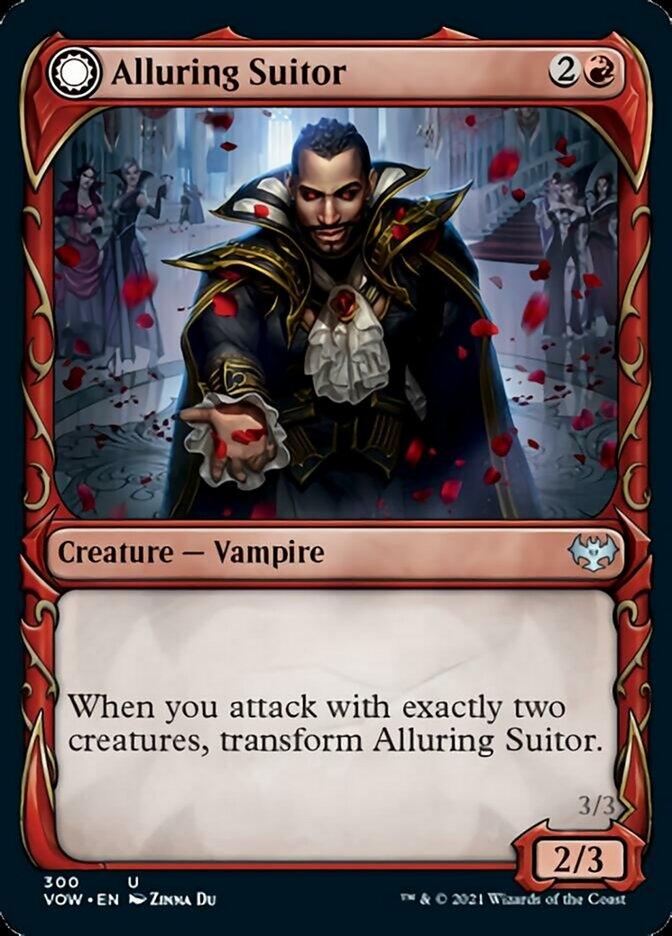 Alluring Suitor // Deadly Dancer (Showcase Fang Frame) [Innistrad: Crimson Vow] - Rocket TCG