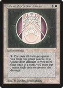 Circle of Protection: Green [Beta Edition] - Rocket TCG
