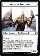 Angel of Sanctions // Horror Double-sided Token [Commander 2019 Tokens] - Rocket TCG