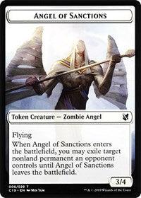 Angel of Sanctions // Horror Double-sided Token [Commander 2019 Tokens] - Rocket TCG