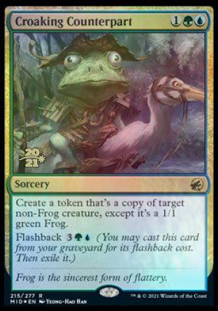 Croaking Counterpart [Innistrad: Midnight Hunt Prerelease Promos] - Rocket TCG
