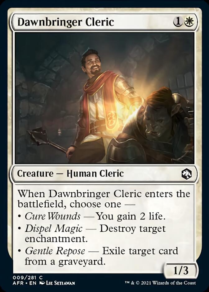 Dawnbringer Cleric [Dungeons & Dragons: Adventures in the Forgotten Realms] - Rocket TCG