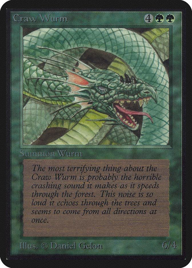 Craw Wurm [Alpha Edition] - Rocket TCG