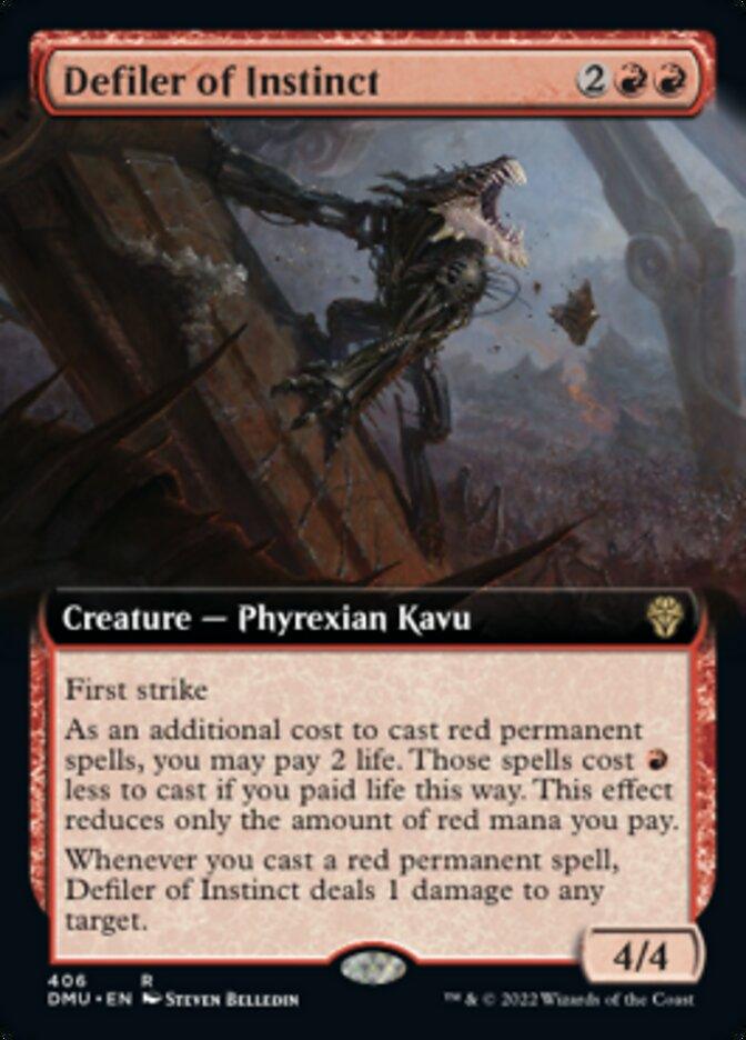 Defiler of Instinct (Extended Art) [Dominaria United] - Rocket TCG
