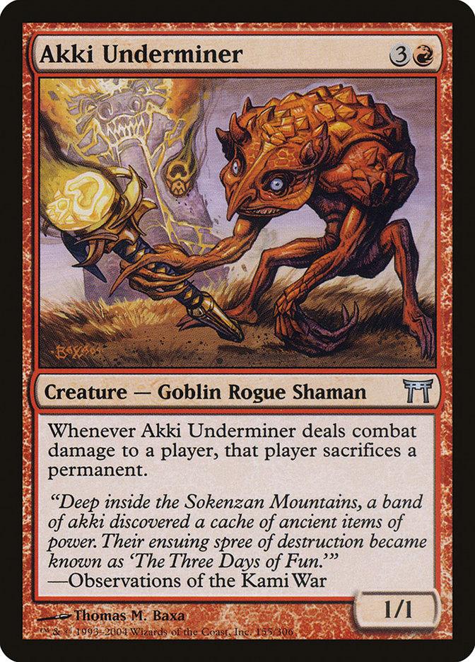 Akki Underminer [Champions of Kamigawa] - Rocket TCG
