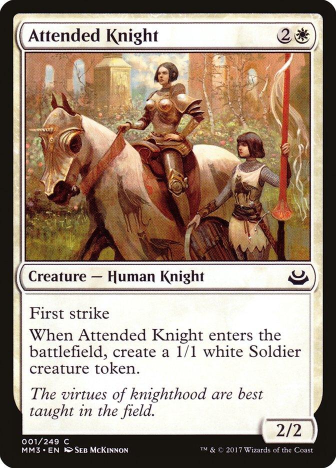 Attended Knight [Modern Masters 2017] - Rocket TCG