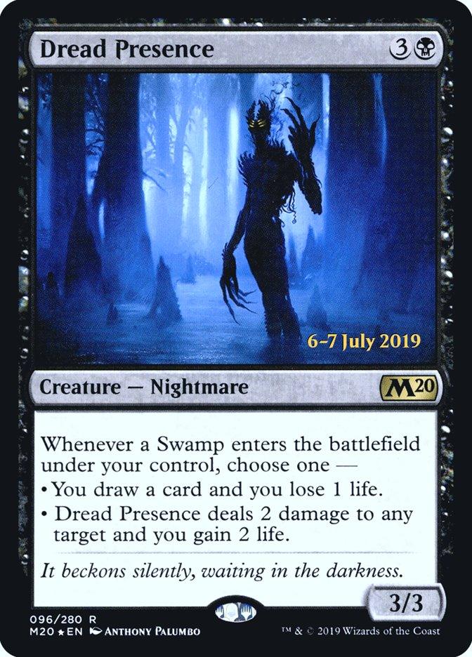 Dread Presence [Core Set 2020 Prerelease Promos] - Rocket TCG