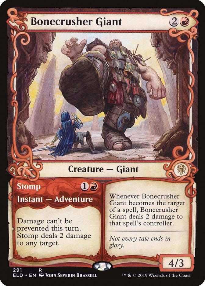 Bonecrusher Giant // Stomp (Showcase) [Throne of Eldraine] - Rocket TCG