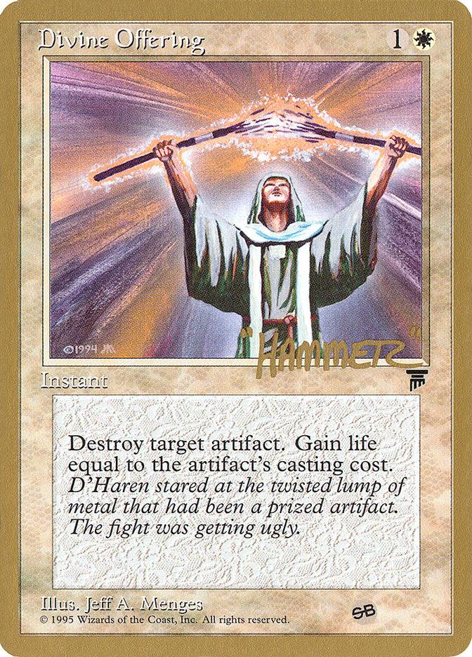 Divine Offering (Shawn "Hammer" Regnier) (SB) [Pro Tour Collector Set] - Rocket TCG