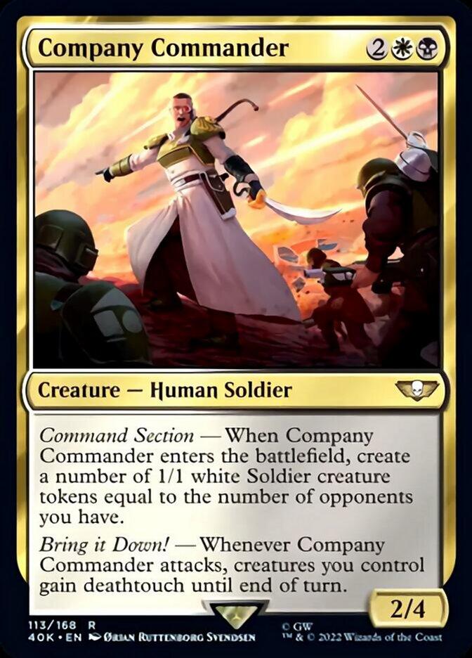 Company Commander [Universes Beyond: Warhammer 40,000] - Rocket TCG