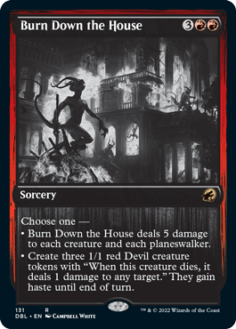 Burn Down the House [Innistrad: Double Feature] - Rocket TCG