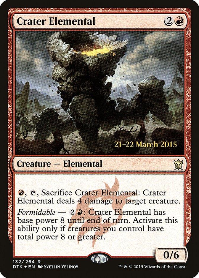 Crater Elemental [Dragons of Tarkir Prerelease Promos] - Rocket TCG