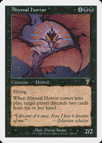 Abyssal Horror [Seventh Edition] - Rocket TCG