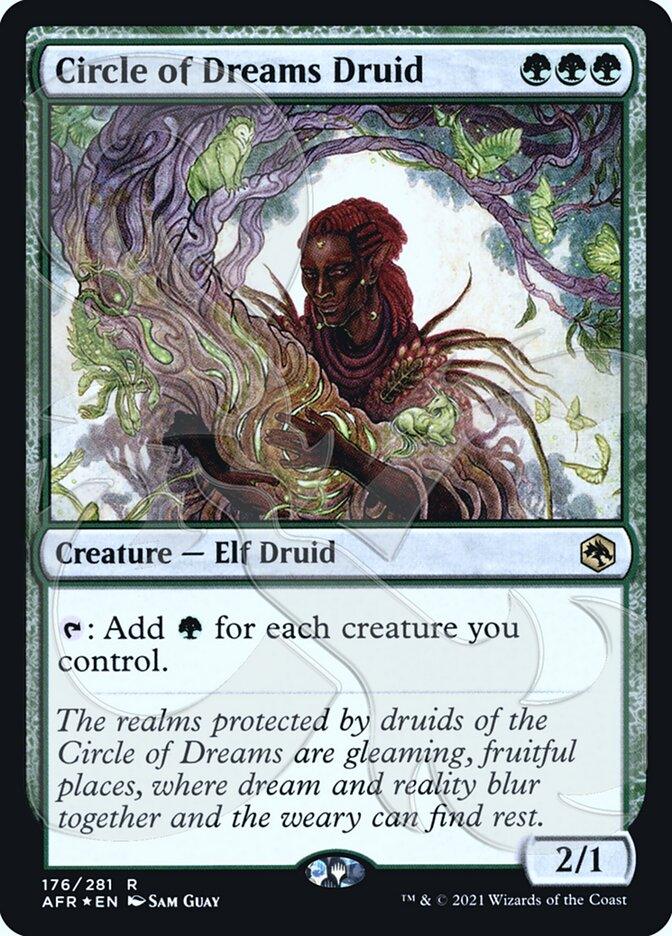 Circle of Dreams Druid (Ampersand Promo) [Dungeons & Dragons: Adventures in the Forgotten Realms Promos] - Rocket TCG
