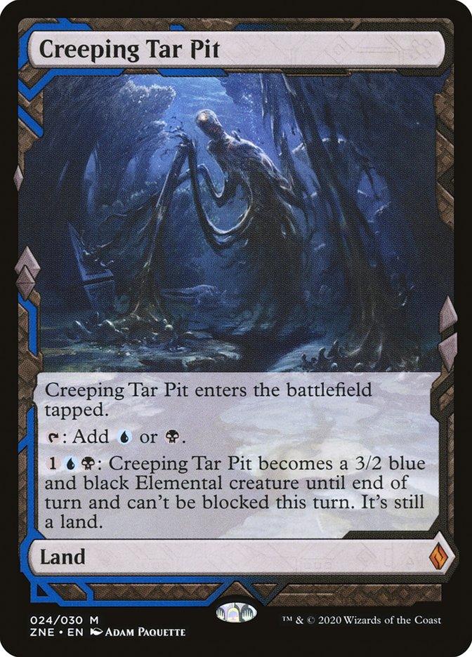 Creeping Tar Pit (Expeditions) [Zendikar Rising Expeditions] - Rocket TCG