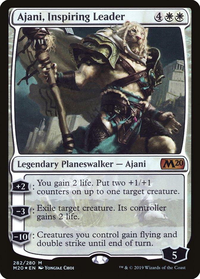 Ajani, Inspiring Leader [Core Set 2020] - Rocket TCG
