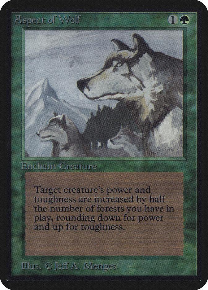 Aspect of Wolf [Alpha Edition] - Rocket TCG
