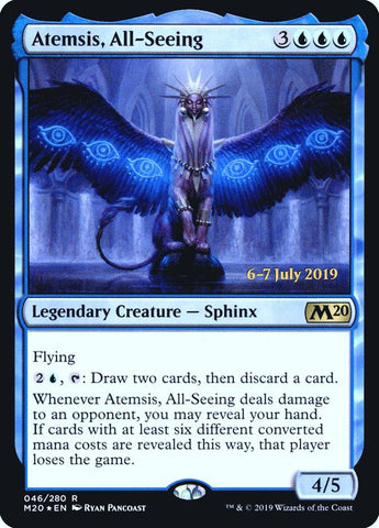 Atemsis, All-Seeing [Core Set 2020 Prerelease Promos] - Rocket TCG