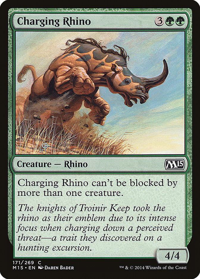 Charging Rhino [Magic 2015] - Rocket TCG