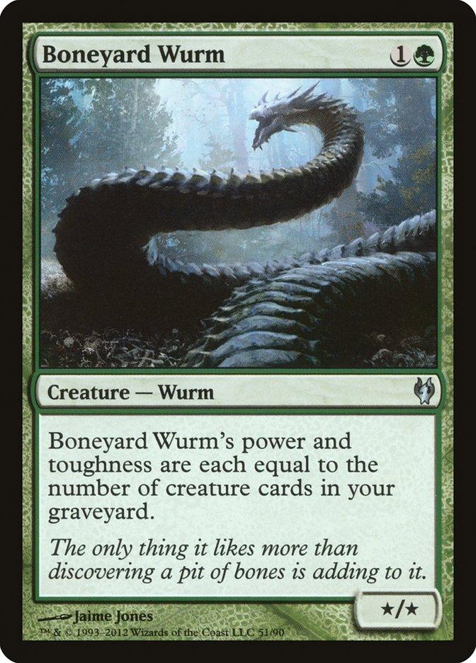 Boneyard Wurm [Duel Decks: Izzet vs. Golgari] - Rocket TCG