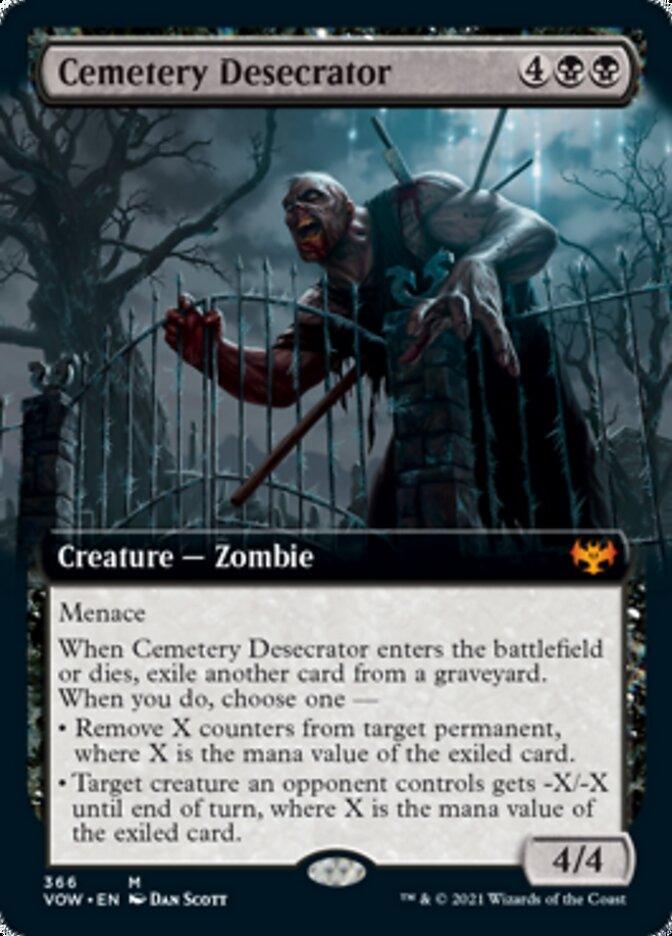 Cemetery Desecrator (Extended Art) [Innistrad: Crimson Vow] - Rocket TCG