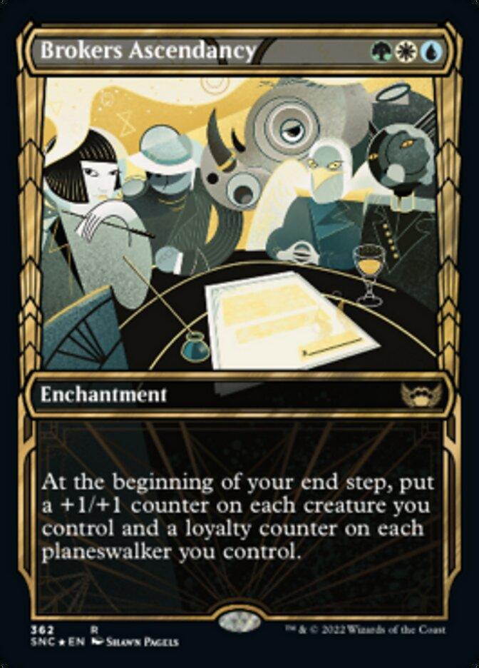 Brokers Ascendancy (Showcase Golden Age Gilded Foil) [Streets of New Capenna] - Rocket TCG