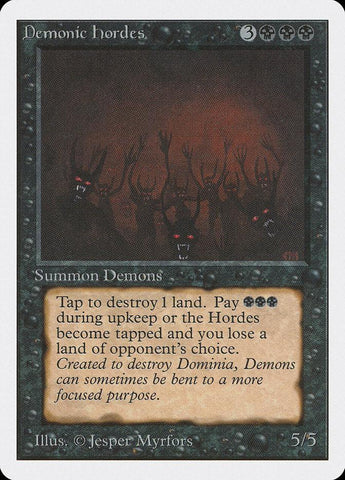 Demonic Hordes [Unlimited Edition] - Rocket TCG