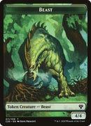 Bird Illusion // Beast (011) Double-sided Token [Commander 2020 Tokens] - Rocket TCG