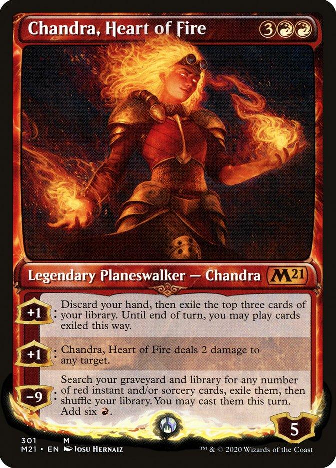 Chandra, Heart of Fire (Showcase) [Core Set 2021] - Rocket TCG